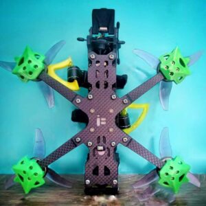 1-1.jpg STL for Iflight Nazgul Evoque F4 Landing Skid Bando Arm Bumper And motor Protection