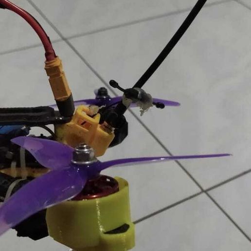STL for SpeedyBee Mario 5 / Master 5 V2 Landing Skid Arm & Motor Protection