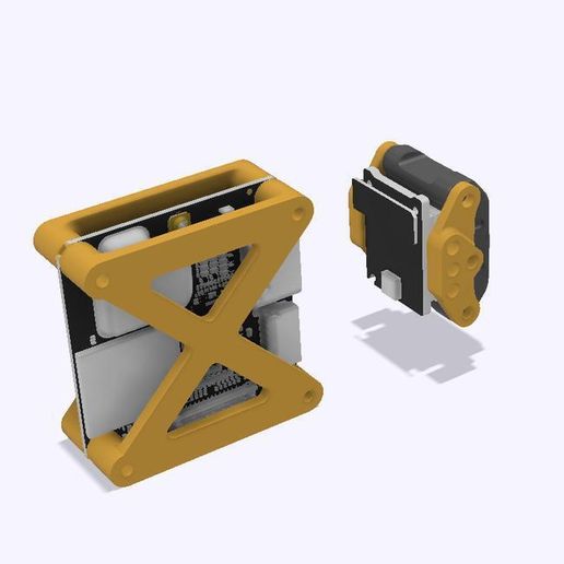 134166fbaaf5455ca8aab560fea8a506-1.jpeg STL for Adapter DJI o4 Lite vtx camera mount for speedybee bee25