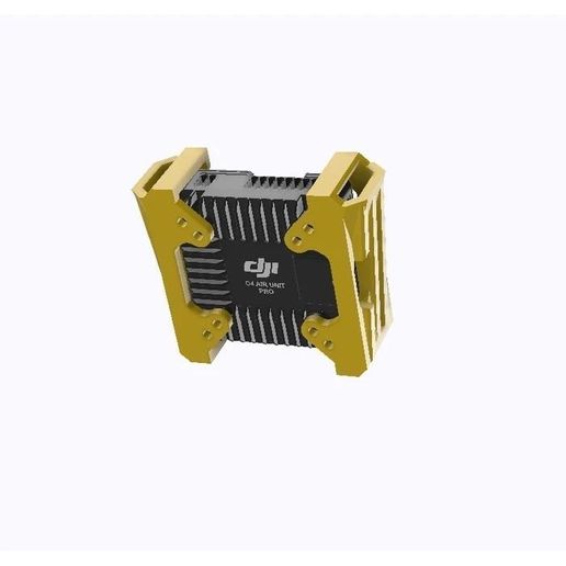 STL for Side Cover for DJI O4 Pro AIR UNIT Air intake MOUNT Optimizing airflow