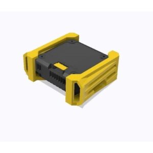 6-1.jpg STL for Side Cover for DJI O4 Pro AIR UNIT Air intake MOUNT Optimizing airflow