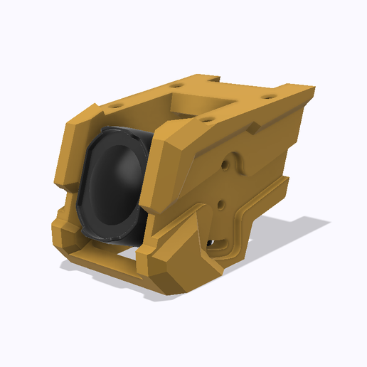 STL for GEPRC Vapor D5 / X5 D6 / X6 DJI o4 Pro Camera mount