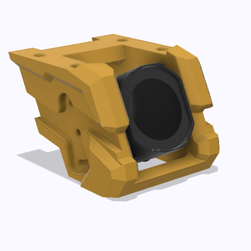STL for GEPRC Vapor D5 / X5 D6 / X6 DJI o4 Pro Camera mount