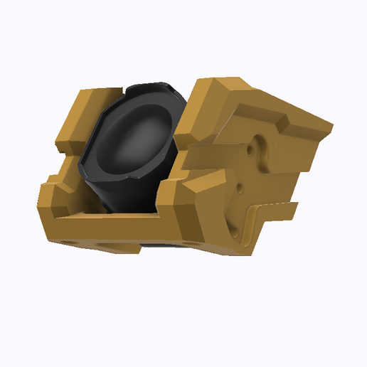 STL for GEPRC Vapor D5 / X5 D6 / X6 DJI o4 Pro Camera mount