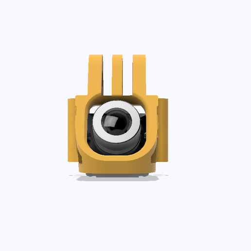 STL for phisital Aries4 4inch micro FPV Camera dan GoPro Base mount