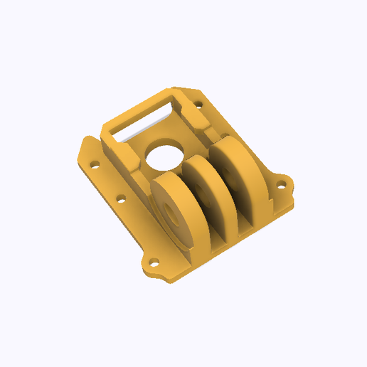 STL for GEPRC Tern LR40 Front GPS + Base GoPro mount