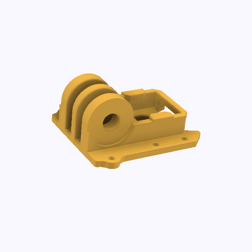 STL for GEPRC Tern LR40 Front GPS + Base GoPro mount