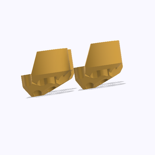 STL for GEPRC Tern LR40 Landing skid arm guard motor protection