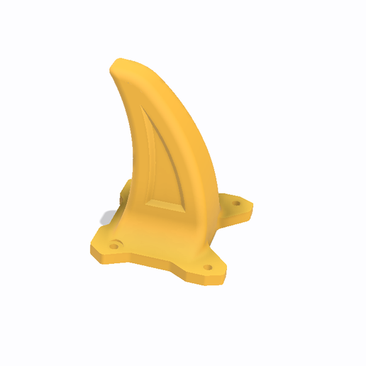 STL for FlyfishRC Volador Vx3 VX35 GoPro shark fin