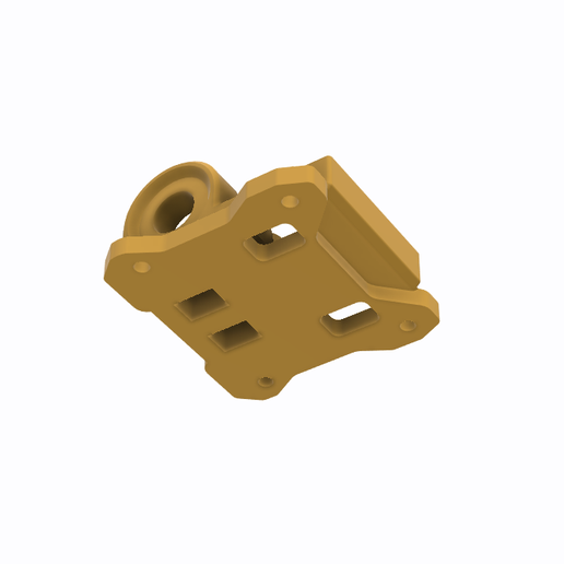 STL for Volador Vx3 VX35 Custom GoPro mount + Front GPS ( nano size )