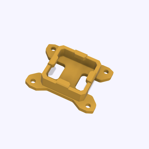 STL for Volador II VD5 VX5 Custom Front GPS mount Geprc GEP M10