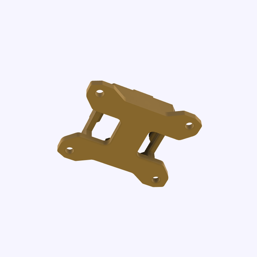STL for Volador II VD5 VX5 Custom Front GPS mount Geprc GEP M10