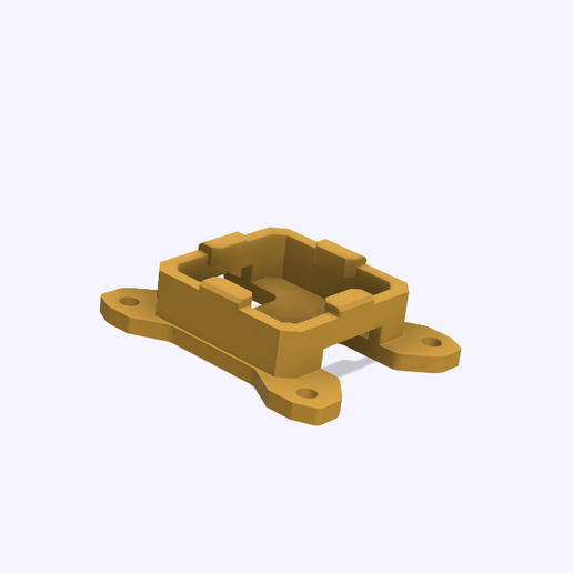 STL for Volador II VD5 VX5 Custom Front GPS mount Geprc GEP M10