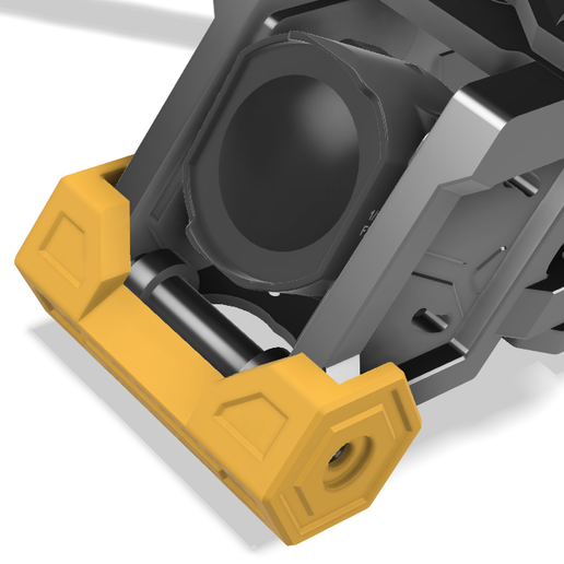 STL for Iflight Nazgul Evoque F5 V3 F5V3 Front Bumper with ELRS TBS Antenna mount