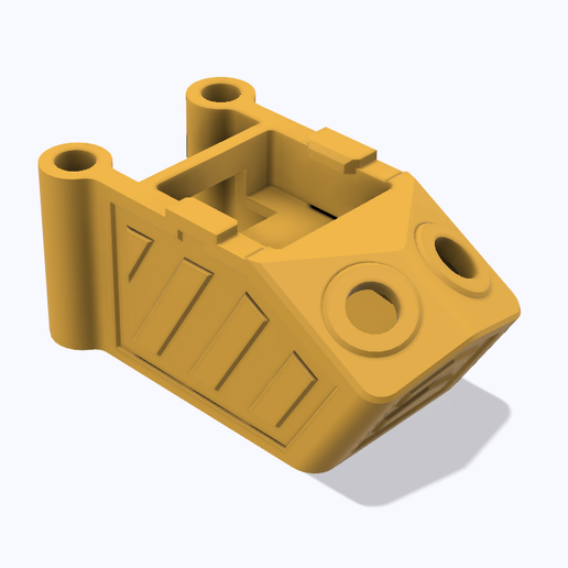 STL for Nazgul5 Nazgul 5 v3 / DC5 ECO V1.1 Dual SMA GPS Mount FlyFishRC M10QMC-5883L