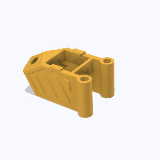 STL for Nazgul5 Nazgul 5 v3 / DC5 ECO V1.1 Dual SMA GPS Mount FlyFishRC M10QMC-5883L