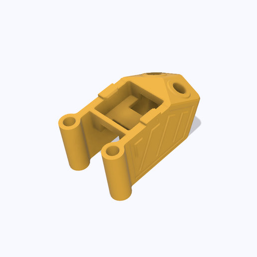 STL for Nazgul5 Nazgul 5 v3 / DC5 ECO V1.1 Dual SMA GPS Mount FlyFishRC M10QMC-5883L