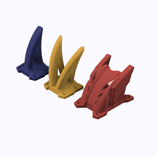 STL for GEPRC Vapor D5 / X5 D6 / X6 shark Fin Bando head protector