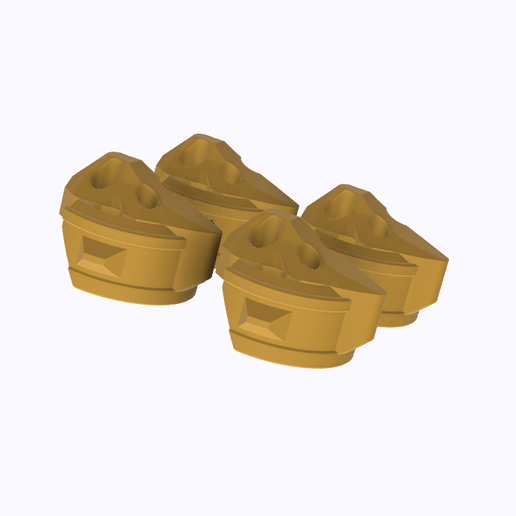 STL for GEPRC Mark 5 Mark5 Landing Skid Bando Arm motor Guard