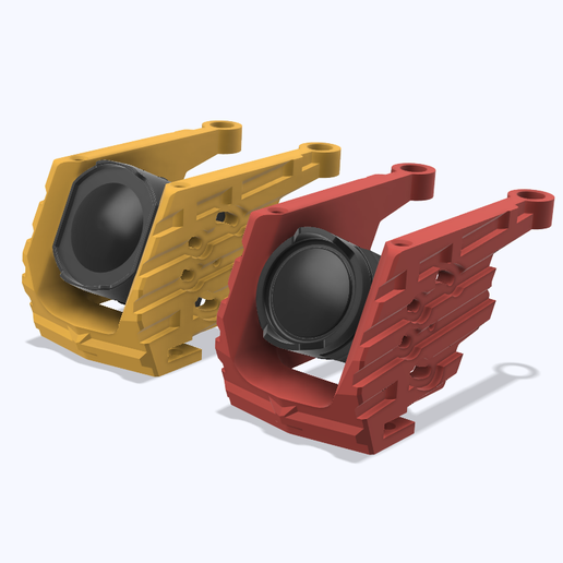 STL for Custom Head ImpulseRC apex5 Apex 5 DC Camera mount for DJI O3 O4 pro extra front bumper