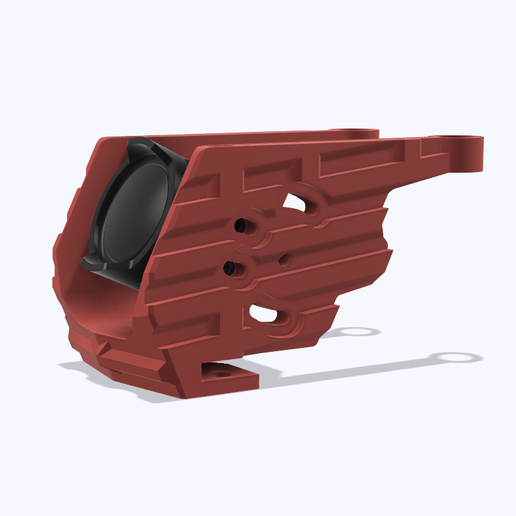 STL for Custom Head ImpulseRC apex5 Apex 5 DC Camera mount for DJI O3 O4 pro extra front bumper