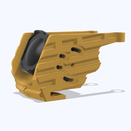 STL for Custom Head ImpulseRC apex5 Apex 5 DC Camera mount for DJI O3 O4 pro extra front bumper