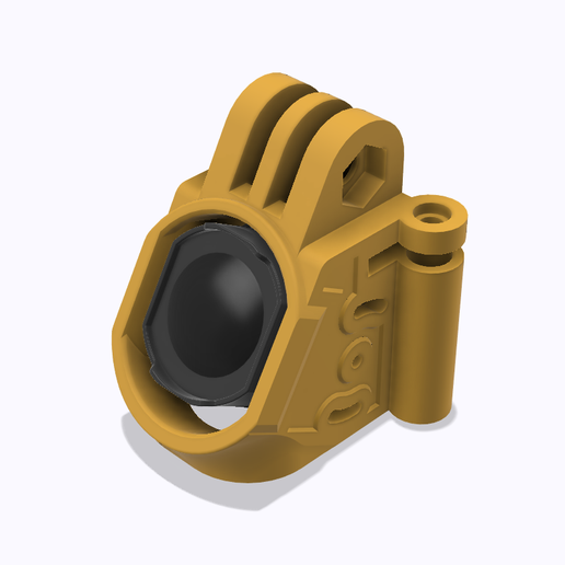 STL for GEPRC Mark4 Mark 4 DJI o4 Pro Camera & GoPro Mount