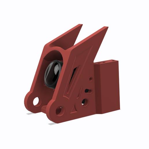 STL for Volador Vx3 VX35 Head extension Walksnail Avatar HD pro Camera mount