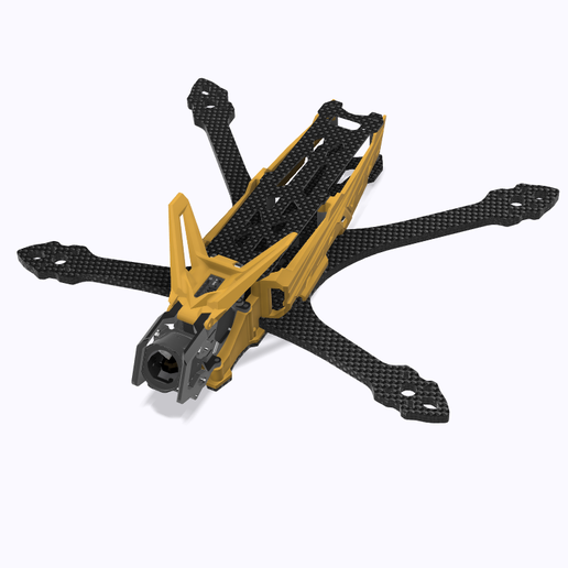 STL for GEPRC Mark5 Mark 5 MK5D Base adapter to mount SpeedyBee DJI O4 Pro Modular Head