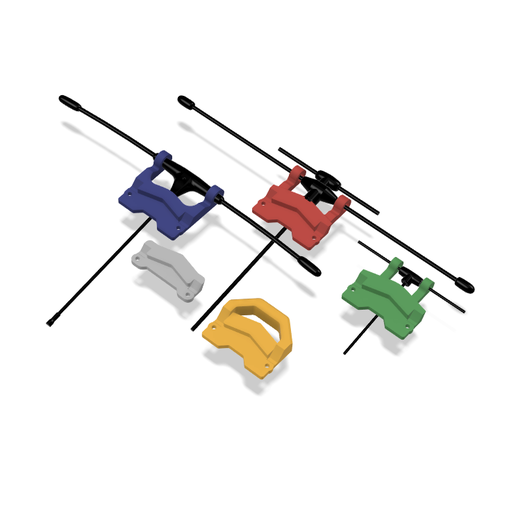 STL for Deepspace Seeker3 Seeker 3 inch Bold Front bumper with ELRS TBS antenna mount
