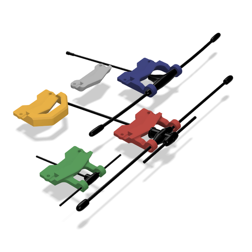 STL for Deepspace Seeker3 Seeker 3 inch Bold Front bumper with ELRS TBS antenna mount