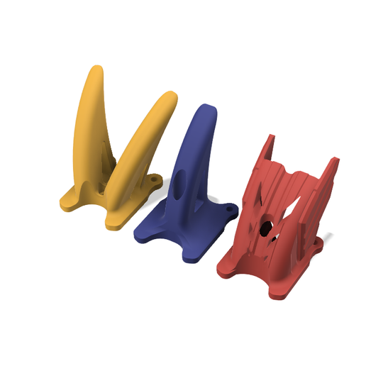 STL for ImpulseRC Echo Shark fin Bando Top Frame Guard