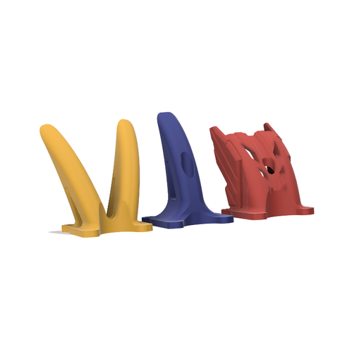STL for ImpulseRC Echo Shark fin Bando Top Frame Guard
